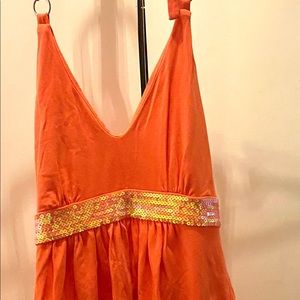 halter styleMaxi Dressbuilt in bras. Knee length